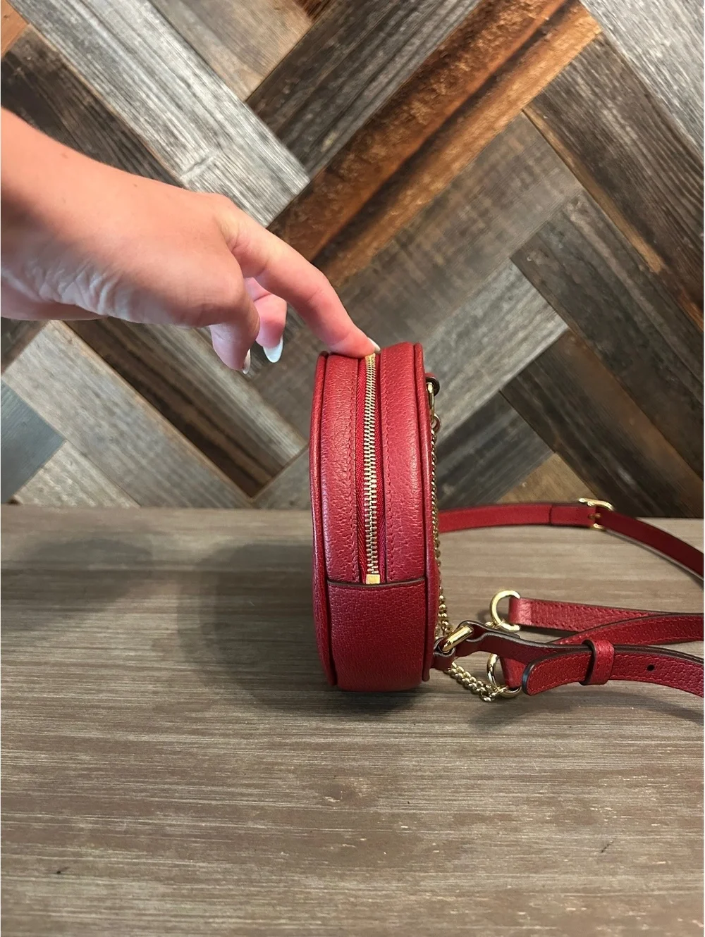 Gucci Mini GG Supreme Flora Round Ophidia Backpack